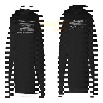 ショートフォルダー イギリス Ww1 複葉機 水上機 ボンバー図 長袖Tシャツ - Kawaiitshirt