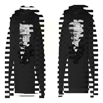 ショーペンハウアー実存主義哲学 長袖Tシャツ - Kawaiitshirt