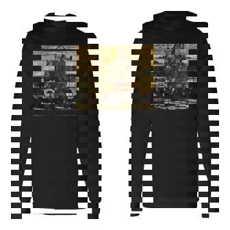 シングル・ハウス・バイ・エゴン・シーレ1915 長袖Tシャツ - Kawaiitshirt