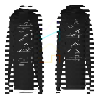 シンセサイザー シンボル 電子音楽 波形 シンセ 長袖Tシャツ - Kawaiitshirt