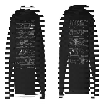 シンセサイザー 猫 アナログ シンセ ミュージシャン モジュラー テクノ Dj 長袖Tシャツ - Kawaiitshirt