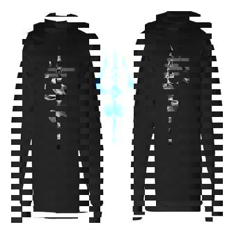 シヴァ神トリシュル 長袖Tシャツ - Kawaiitshirt