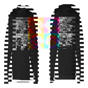 シーズーアートデザイン 長袖Tシャツ - Kawaiitshirt