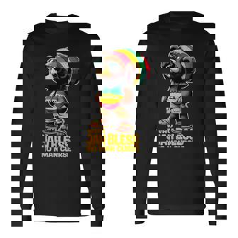 ジャマイカ かわいいラスタ テディベア ジャー ブレス レゲエ ルーツ 長袖Tシャツ - Kawaiitshirt