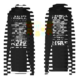 ジャンベ・マンディンカと相性がいいアフリカンミュージックジャンベ 長袖Tシャツ - Kawaiitshirt