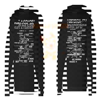 ジャーマン シェパードの犬の散歩 T 犬愛好家のジャーマン シェパード 長袖Tシャツ - Kawaiitshirt