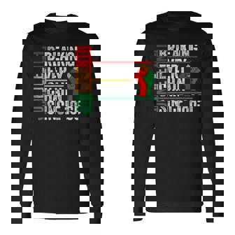 ジューンティーンスは1865年以来すべてのチェーンを断ち切りました 長袖Tシャツ - Kawaiitshirt