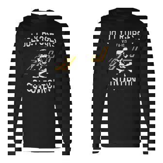 ジョリーロジャース ストライクファイター スクアドロンfa-103 デザイン 長袖Tシャツ - Kawaiitshirt