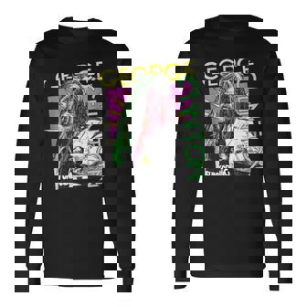 ジョージ・クリントン ファンカデリック コミック バースト 長袖Tシャツ - Kawaiitshirt