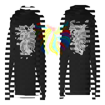 ジョージ・クリントン レインボーヘア 長袖Tシャツ - Kawaiitshirt