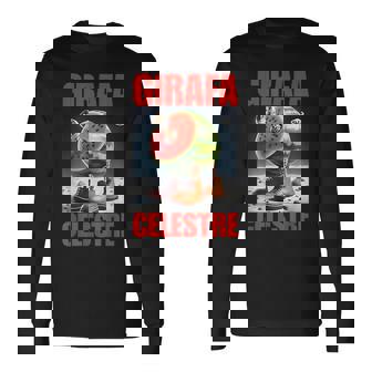 ジラファセレストレ-イタリアンブレインロットミーム 長袖Tシャツ - Kawaiitshirt