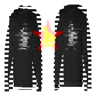 ジンバブエ ソープストーン バードフラッグ 長袖Tシャツ - Kawaiitshirt