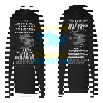 ジンベイザメのことは理解できないジンベイザメです。 長袖Tシャツ - Kawaiitshirt