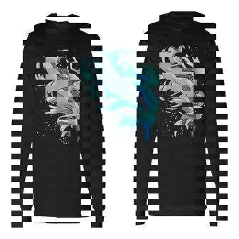 ジンベイザメシャツボーイズジンベイザメギフトガールズスキューバダイビング 長袖Tシャツ - Kawaiitshirt