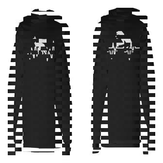 ホワイト スイス シェパード ドッグ ホワイト スイス シェパード ドッグ 長袖Tシャツ - Kawaiitshirt