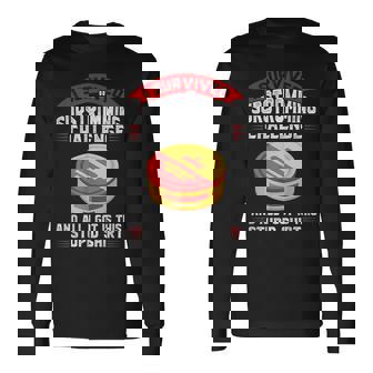 スウェーデンのシュールストレミング・チャレンジを生き延びた 長袖Tシャツ - Kawaiitshirt