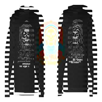 スエグラ義母サンタムエルテ面白い 長袖Tシャツ - Kawaiitshirt