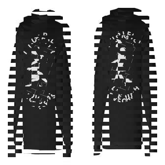 スカッシュプレーヤー I Just Really Lovequash 長袖Tシャツ - Kawaiitshirt