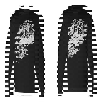 スカルスラッシャーヘッド 長袖Tシャツ - Kawaiitshirt