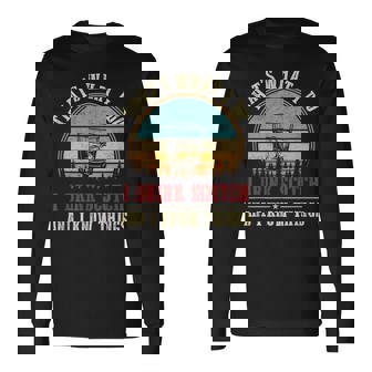 スコッチを飲みます＆アイ・ノウ・シングスファニー・スコッチ・ラヴァー・ウイスキー 長袖Tシャツ - Kawaiitshirt