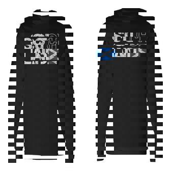 スコットランド国旗 スコッチ ウイスキー おもしろい スコットランド ギフト 長袖Tシャツ - Kawaiitshirt