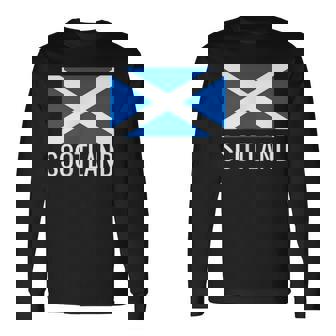 スコットランド国旗シャツ スコットランドサッカーシャツ 誇り高きスコッツマン 長袖Tシャツ - Kawaiitshirt