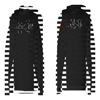 スコティッシュ・テリア ハートビート ミニチュア・シュナウザー 長袖 長袖Tシャツ - Kawaiitshirt