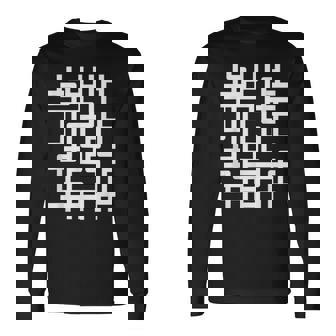 スタイリッシュ幾何学模様 長袖Tシャツ - Kawaiitshirt