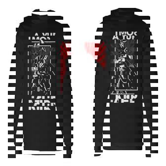 スターウォーズ クラシック 父の日 I Am Your Father 胸ポスター 長袖Tシャツ - Kawaiitshirt