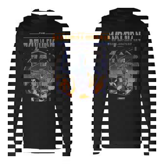 スター・ウォーズ マンダロリアン Ig-11 アイジーイレブン エピックロゴ 長袖Tシャツ - Kawaiitshirt