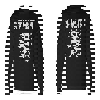 スチュワート氏族 スコットランド 姓 スコットランド 紋章 長袖Tシャツ - Kawaiitshirt