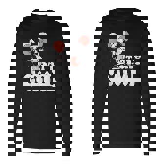 ステイ クール オーサム マウス ウェアリング サングラス 動物 ネズミ 長袖Tシャツ - Kawaiitshirt