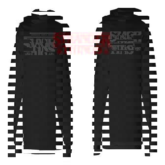 ストレンジャー・シングス クリスマスロゴ アグリークリスマス スノーフレーク柄 長袖Tシャツ - Kawaiitshirt