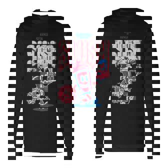 ストレンジャー・シングス スクープ アホイ プロモ スラッシュ チェリー ヴィンテージ 80年代 長袖Tシャツ - Kawaiitshirt