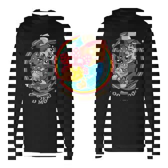 ストレンジャー・シングス ダスティン デモドグ ミーム 好奇心 コンパニオン 84 長袖Tシャツ - Kawaiitshirt