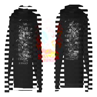 ストレンジャー・シングス ヘルファイア クラブ ギター エディ・マンソン ロックスター 長袖Tシャツ - Kawaiitshirt