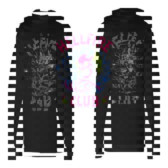 ストレンジャー・シングス ヘルファイア クラブ スプラッシュ Dnd デーモン レトロ ホーキンス 長袖Tシャツ - Kawaiitshirt