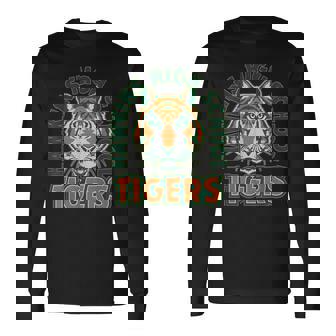 ストレンジャー・シングス ホーキンス・ハイ・タイガース 凝視ファン記念品 長袖Tシャツ - Kawaiitshirt