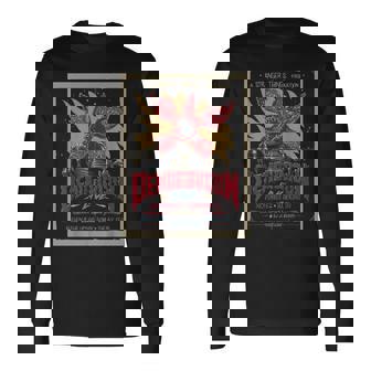 ストレンジャー・シングス ポスター Demogorgon Live Fan Memorabilia 長袖Tシャツ - Kawaiitshirt