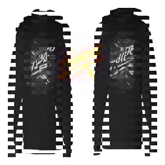 ストームファンのためのクールなサンダーステートメント衣装。 長袖Tシャツ - Kawaiitshirt