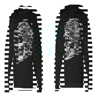 スニーカー ファン ムエルテ スカル 長袖Tシャツ - Kawaiitshirt