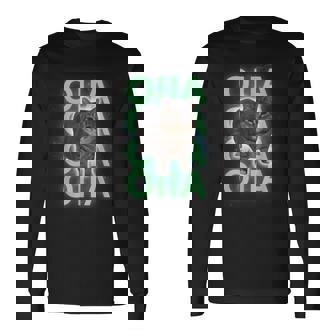 スピニングキャットミーム Oiiaoiia Uiia 猫 ブレインロットミーム 長袖Tシャツ - Kawaiitshirt