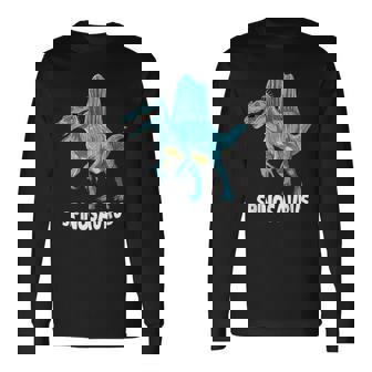 スピノサウルスの恐竜デザイン。 長袖Tシャツ - Kawaiitshirt