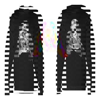 スプラッシュドッグ バセットハウンド 長袖Tシャツ - Kawaiitshirt