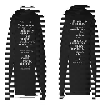 スペイン語 ドン・キホーテ 引用 ミゲル・デ・セルバンテス 長袖Tシャツ - Kawaiitshirt