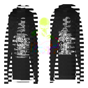 スペースエイリアンケミストリーティーチャーサイエンティストケミストサイエンススクール面白いエイリアン 長袖Tシャツ - Kawaiitshirt