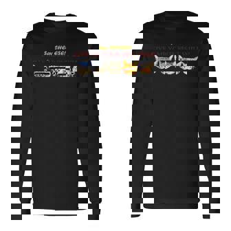 スマイル Smile 笑顔 笑う 猫 キャット Cat かわいい 面白い Cute 個性的 おしゃれ ねこ Rock 長袖Tシャツ - Kawaiitshirt