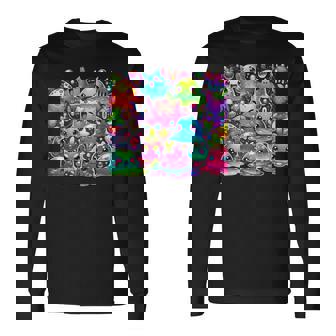 スライムランチャー、スライムペディア、グループランチャーwiki、グループムード。 長袖Tシャツ - Kawaiitshirt