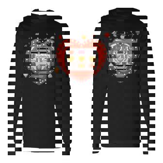 スロットマシンハートジャックポットカジノギャンブル愛好家 長袖Tシャツ - Kawaiitshirt