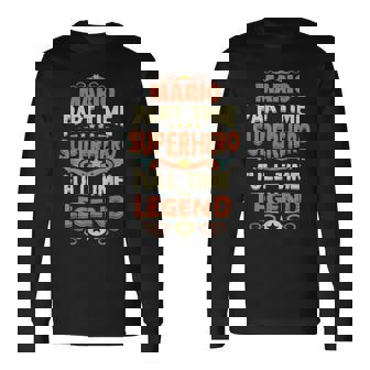 スーパーヒーロー マリオ レジェンド パーソナライズ 面白い 名前 マリオ 長袖Tシャツ - Kawaiitshirt